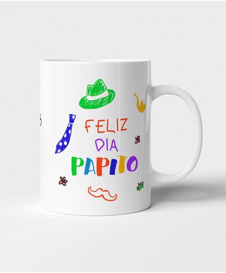 Taza Feliz Día Papito