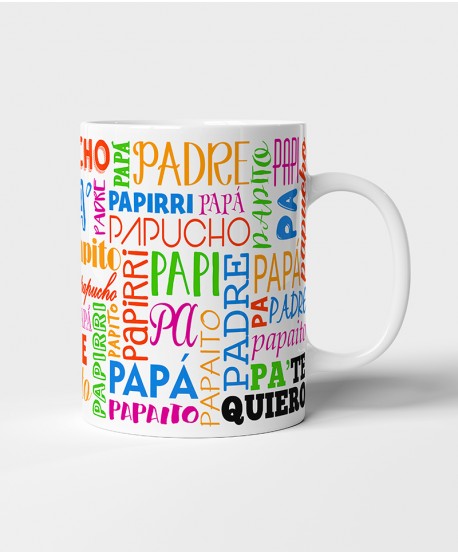Taza Papá Tapizado